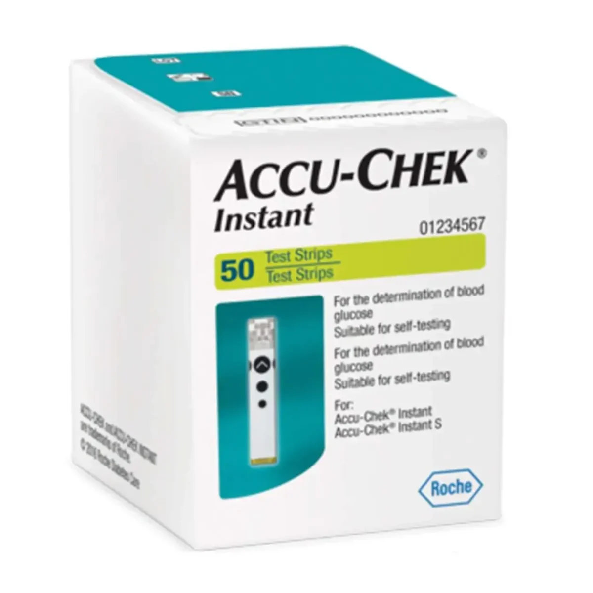 Lomixa Health Care - accu chek instant test strips 50 strips pack 01654518925