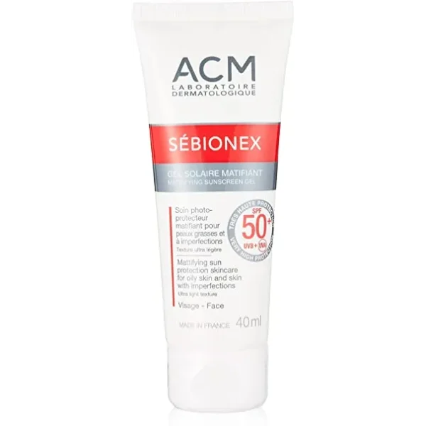 صن بلوك acm sebionex جل للبشرة الدهنية والمختلطة | 40 مل