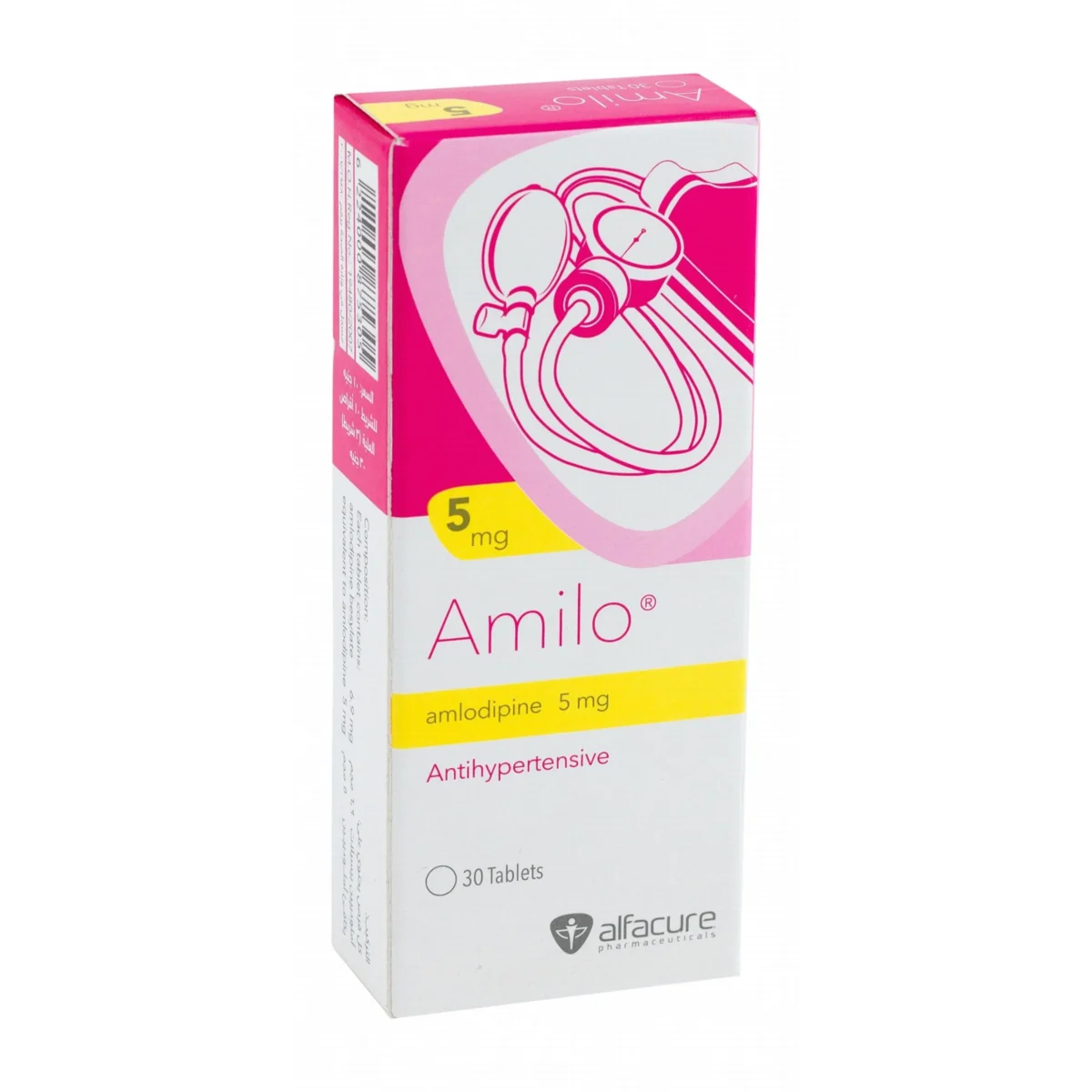 Lomixa Health Care - amilo angina pectoris and high blood pressure 5mg 30tab movy 01665497865