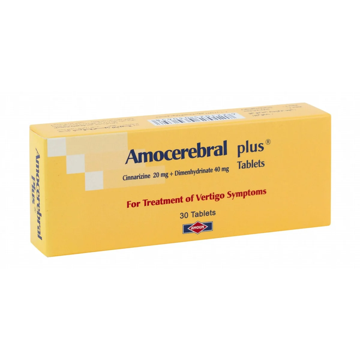 Lomixa Health Care - amocerebral plus vertigo and dizziness 20mg40mg 30tab zn3t 01673134364