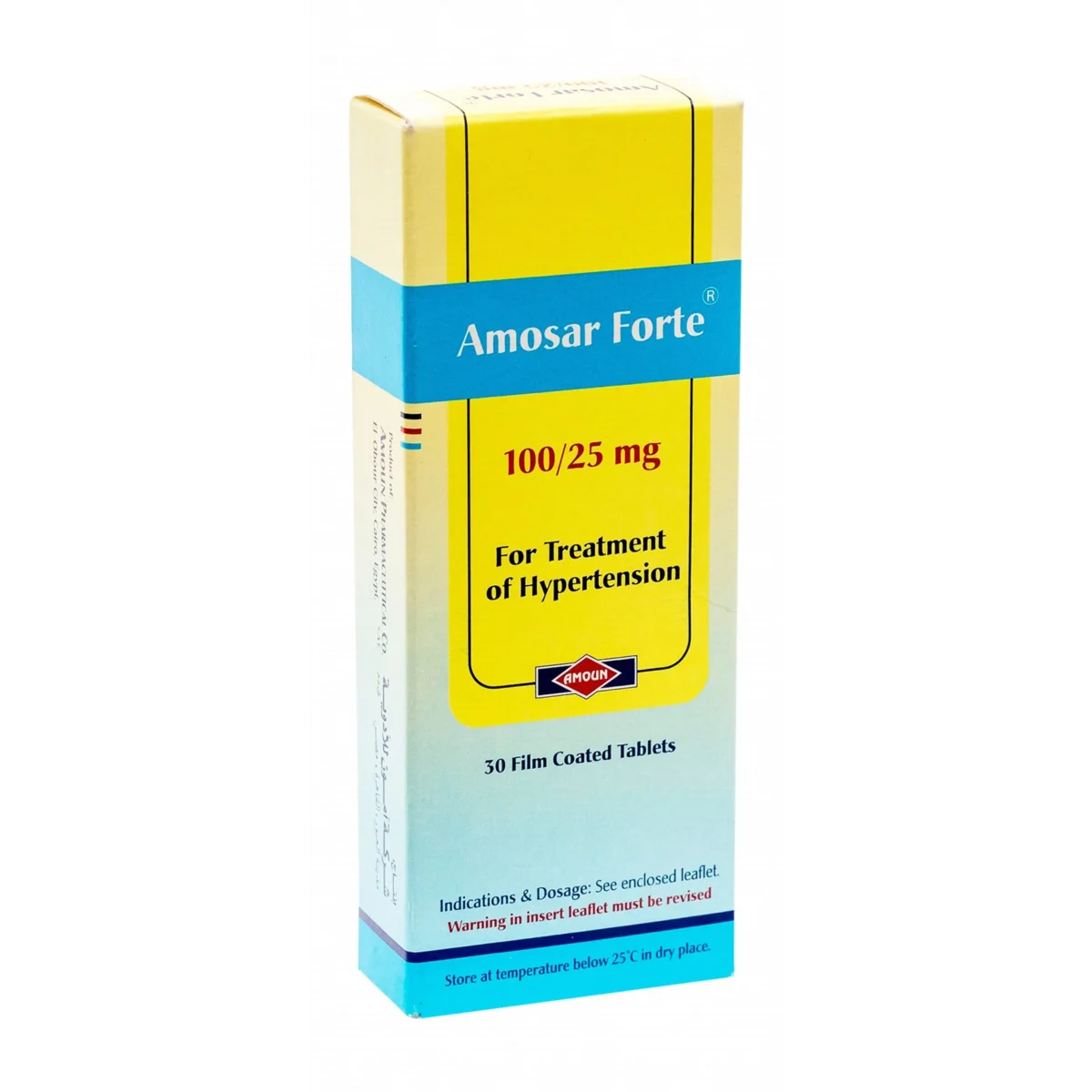 Lomixa Health Care - amosar fort high blood pressure 100 25mg 30tab oekq 01673522690