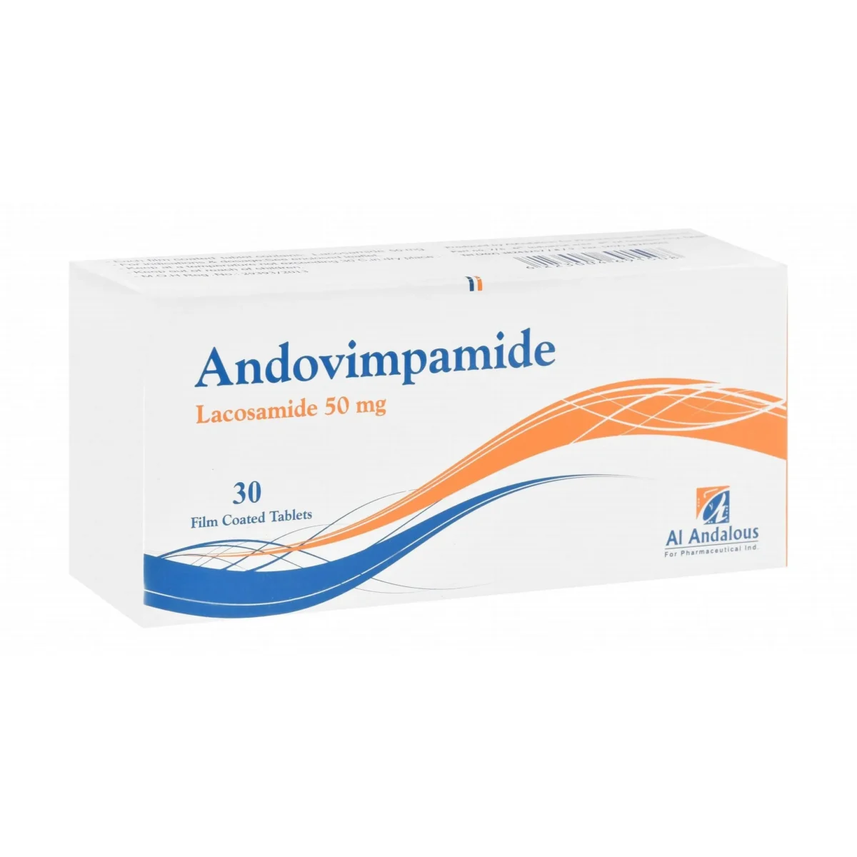 Lomixa Health Care - andovimpamide anticonvulsant 50mg 20tab cadc 01692176014