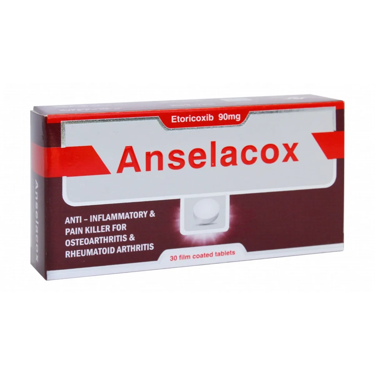 Lomixa Health Care - anselacox anti inflammatory 90mg 30tab qqkj 01669045807