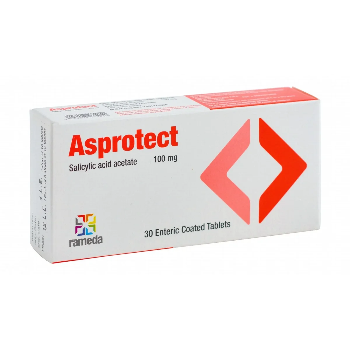 Lomixa Health Care - asprotect anticoagulant 100mg 30tab gw0g 01665661031