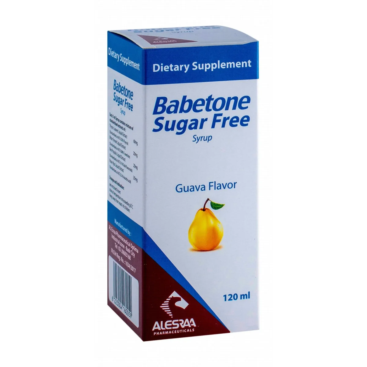 Lomixa Health Care - babetone syrup sugar free 01673120824