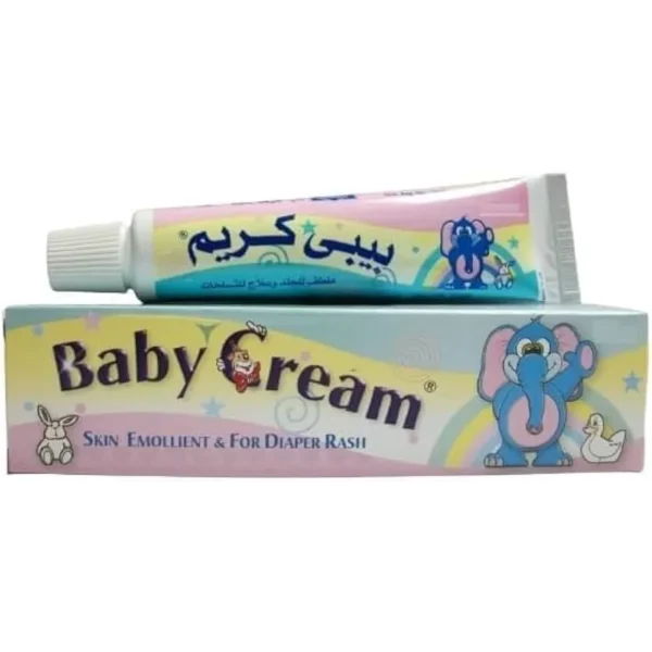 بيبي كريم | مرطب للبشرة ولمنطقة الحفاض بزيت الزيتون | 30جم
