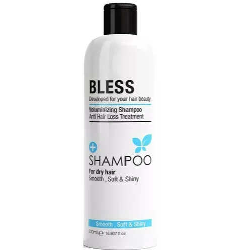 شامبو بليس بزبدة الشيا الازرق للشعر الجاف bless shampoo | ٥...