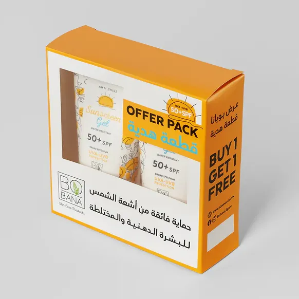 بوبانا | جل واقى الشمس | 150مل | 1+1 مجانا