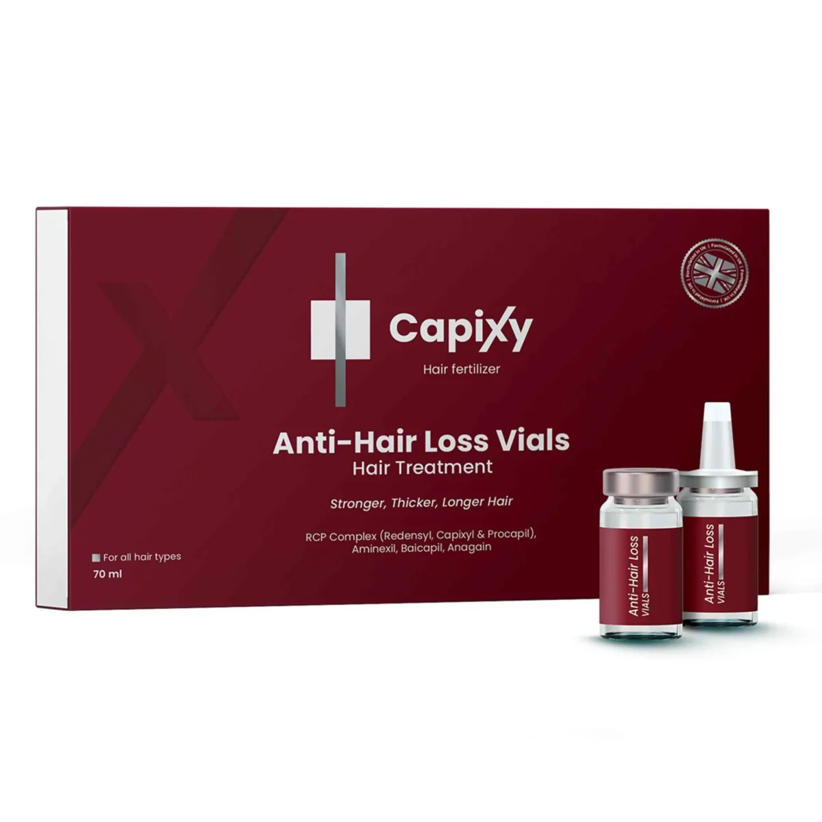 Lomixa Health Care - capixy anti hair loss vials 70ml qyuu 01702458861