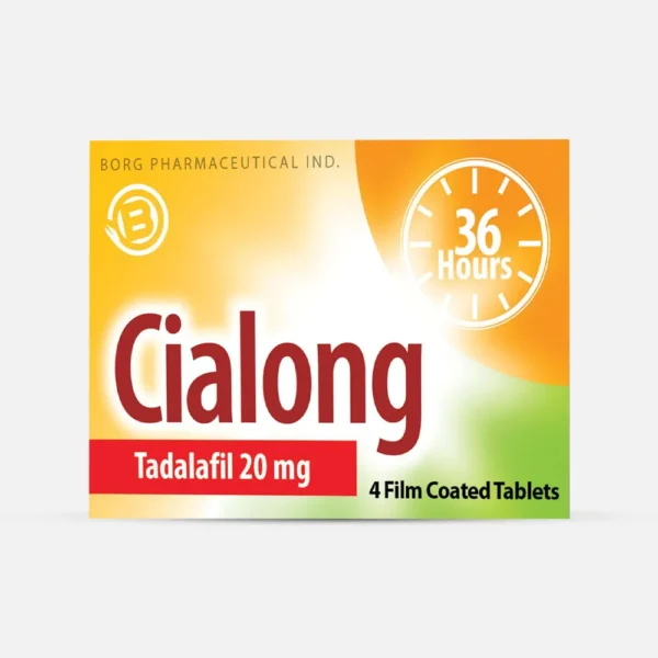 برشام سيالونج 20مجم cialong لضعف الانتصاب | 4 أقراص