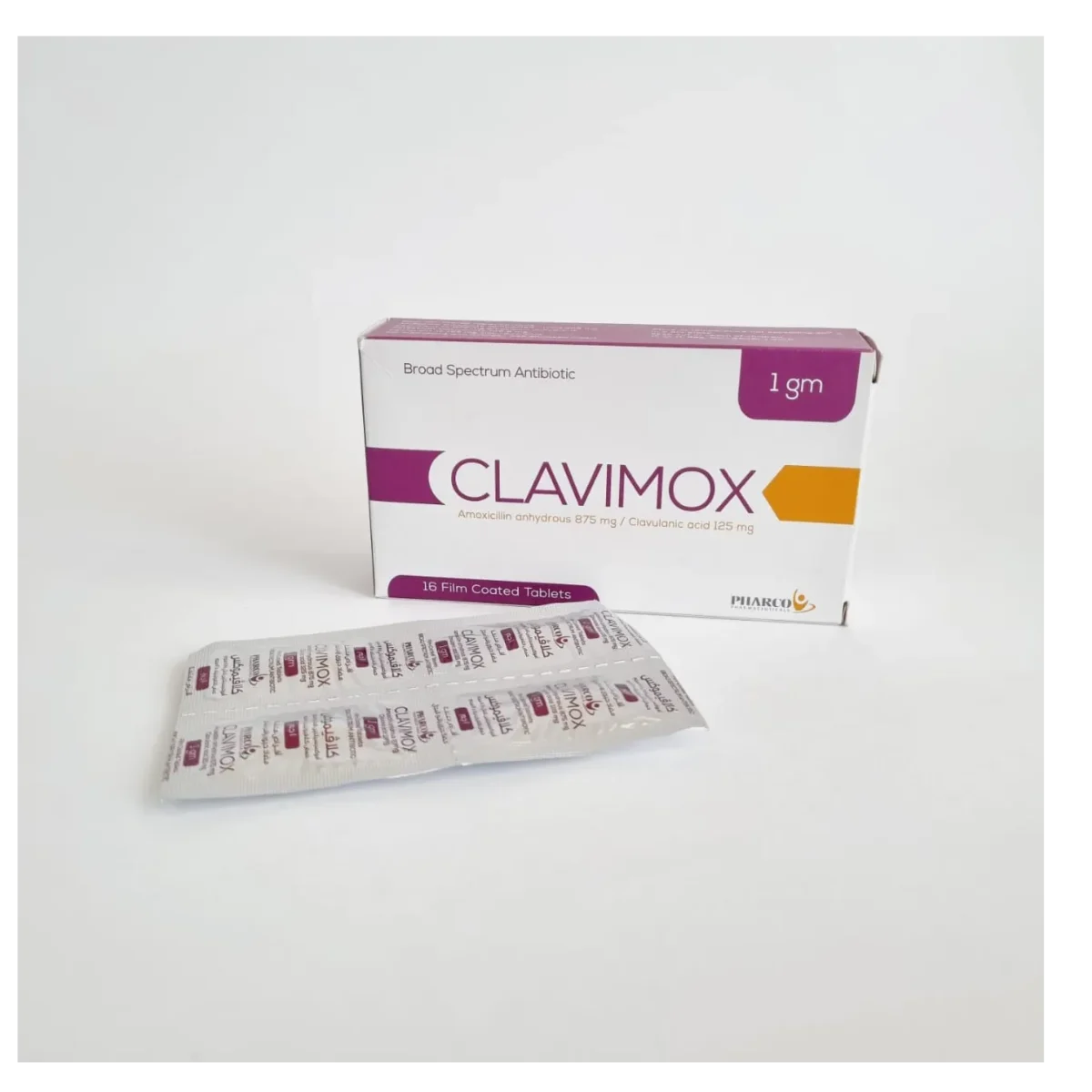 Lomixa Health Care - clavimox antibiotic 1g 16tab n6kr 1644280466