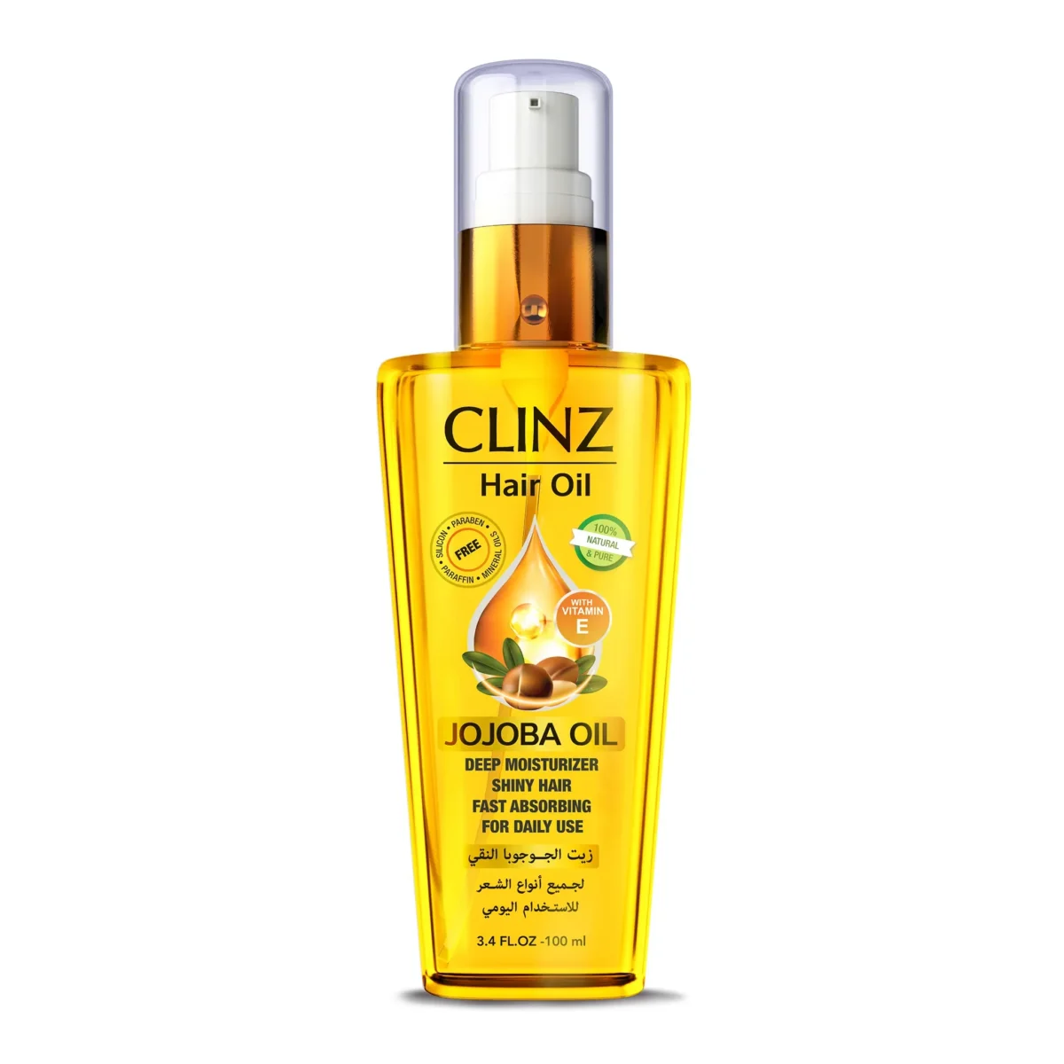 Lomixa Health Care - clinz natural jojoba hair oil 100ml kvcx 01674489451