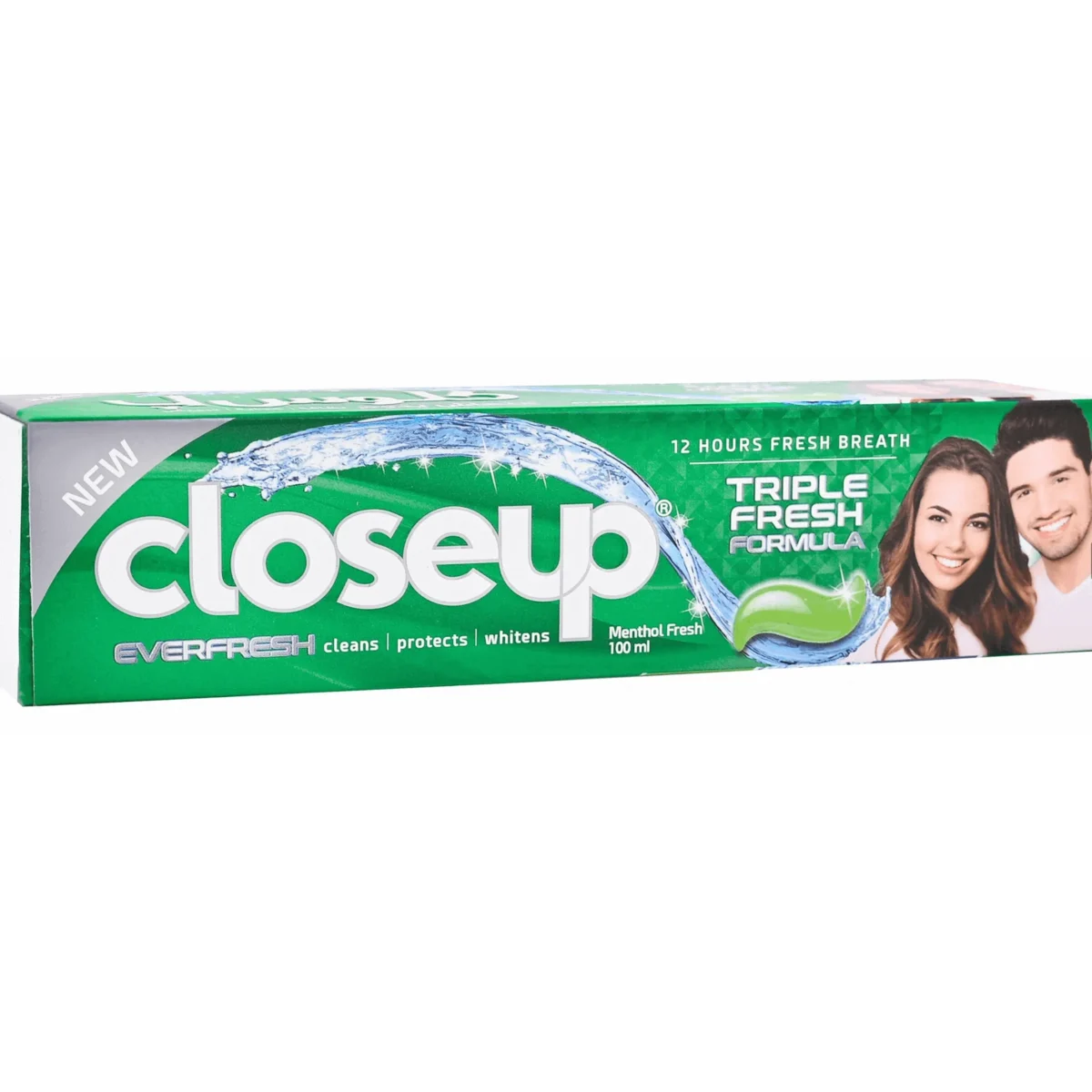 Lomixa Health Care - closeup triple fresh antibacterial toothpaste menthol flavor 100gm 8ebz 01730024440