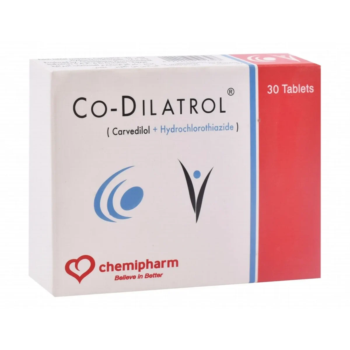 Lomixa Health Care - co dilatrol high blood pressure 25 12 5mg 30tab eydm 01670761621