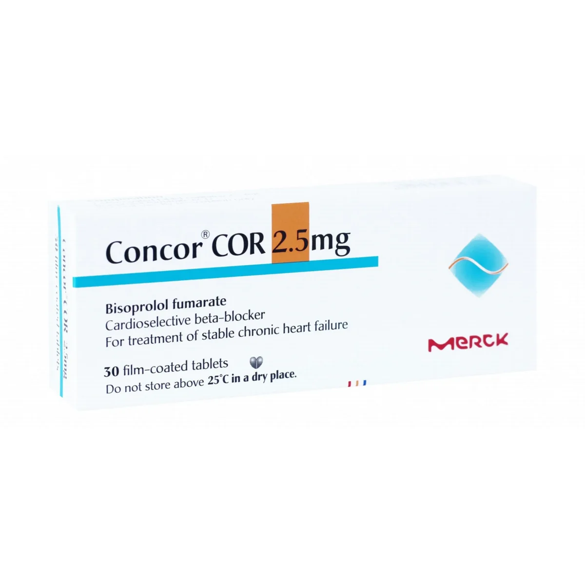 Lomixa Health Care - concor cor high blood pressure 25mg 30tab ysjl 01665581908