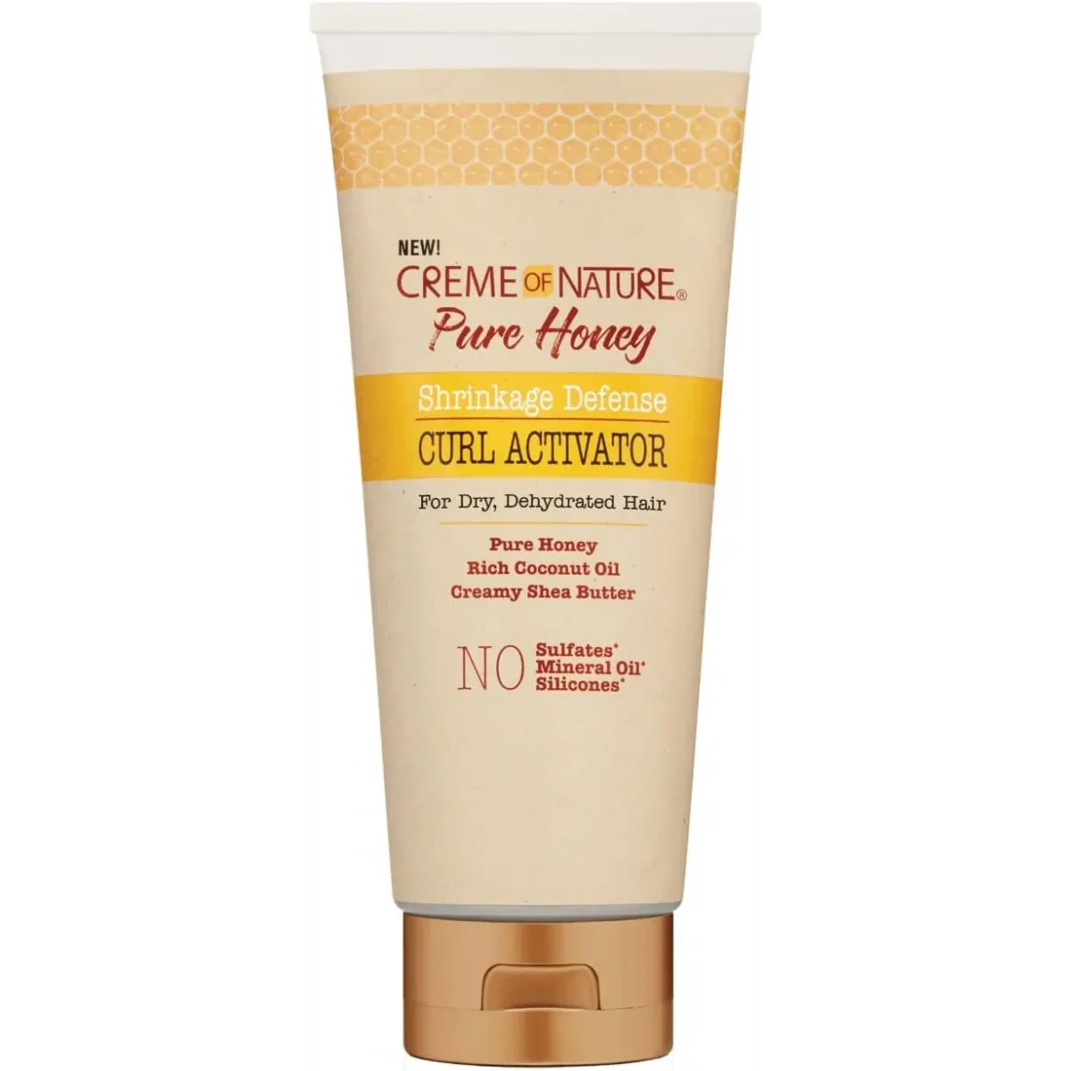 Lomixa Health Care - creme of nature shrinkage defense curl activator cream with pure honey coconut oil shea butter for dry dehydrated hair sulfates free mineral oil fr 01732695151