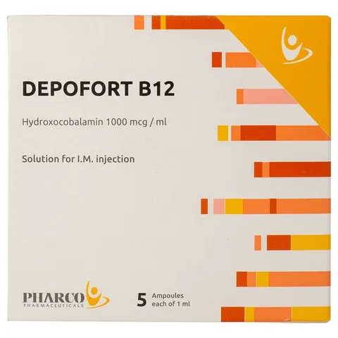 حقن ديبوفورت ب12 depofort b12 للاعصاب | 5 امبول