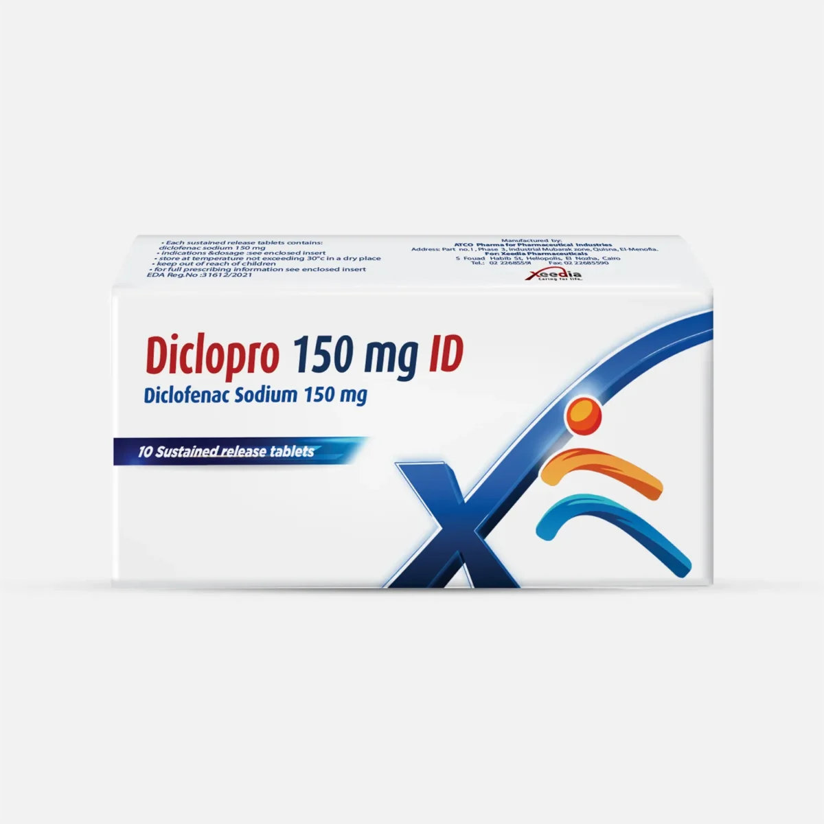 Lomixa Health Care - diclopro 150 mg 20 tabs rypm 01720349677
