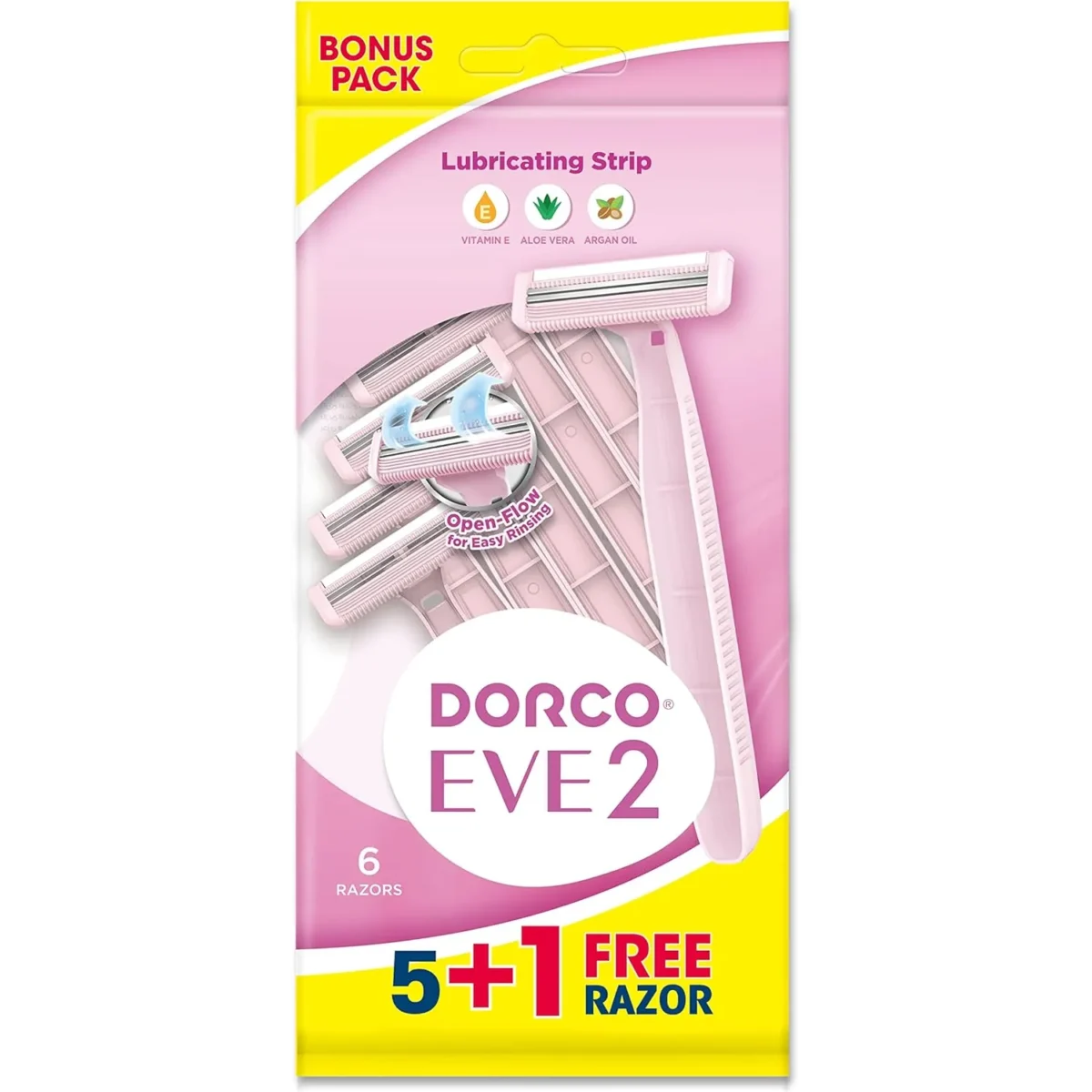 Lomixa Health Care - dorco eve 2 disposable razor 51 free qtgi 01724668004