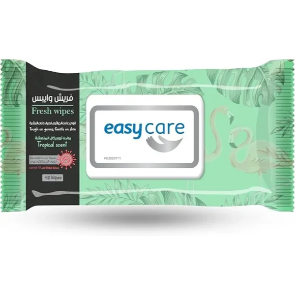 ايزي | كير مناديل مبللة برائحة التروبيكال | 40 قطعة