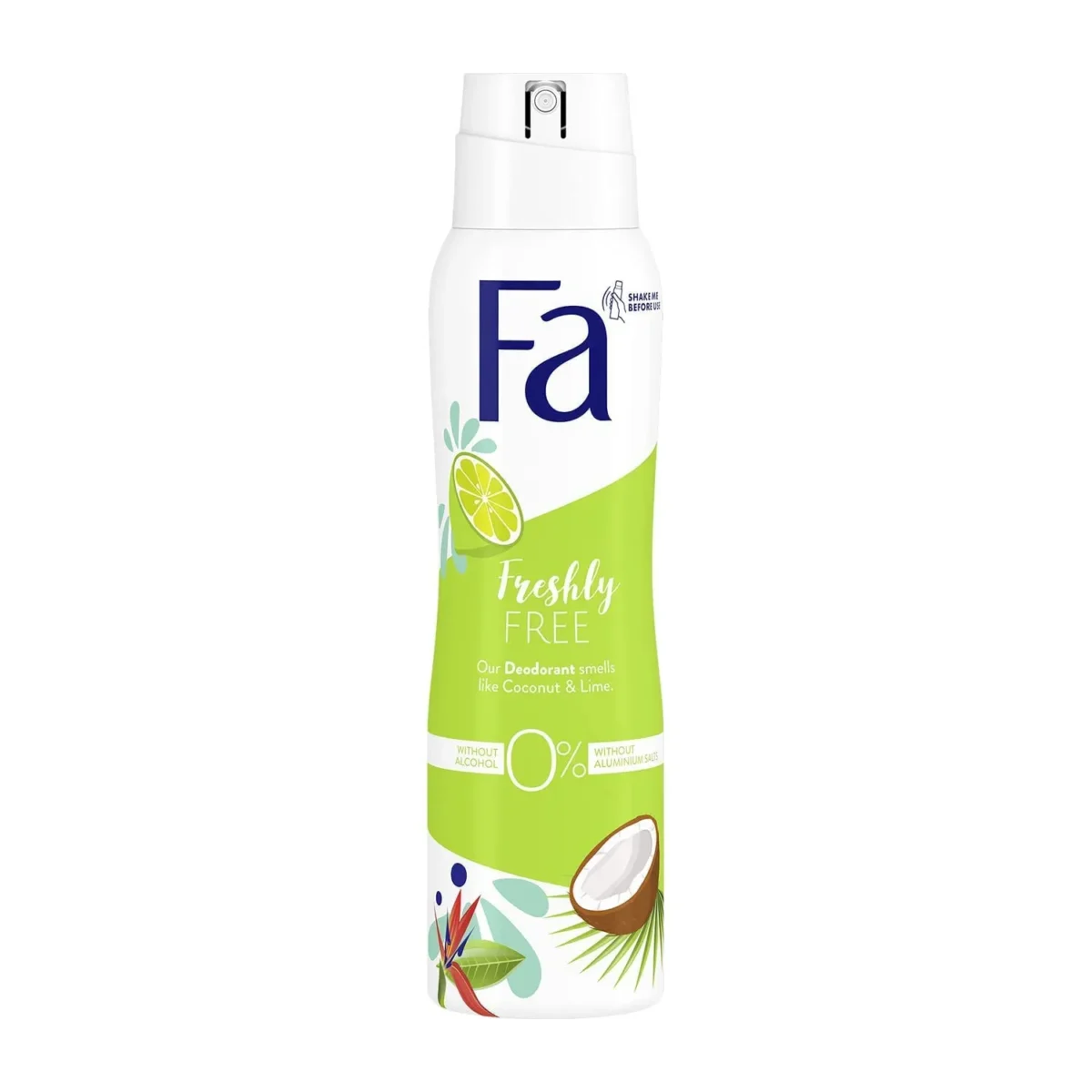 Lomixa Health Care - fa freshly free lime coconut deodorant spray 150ml n77l 01690458284
