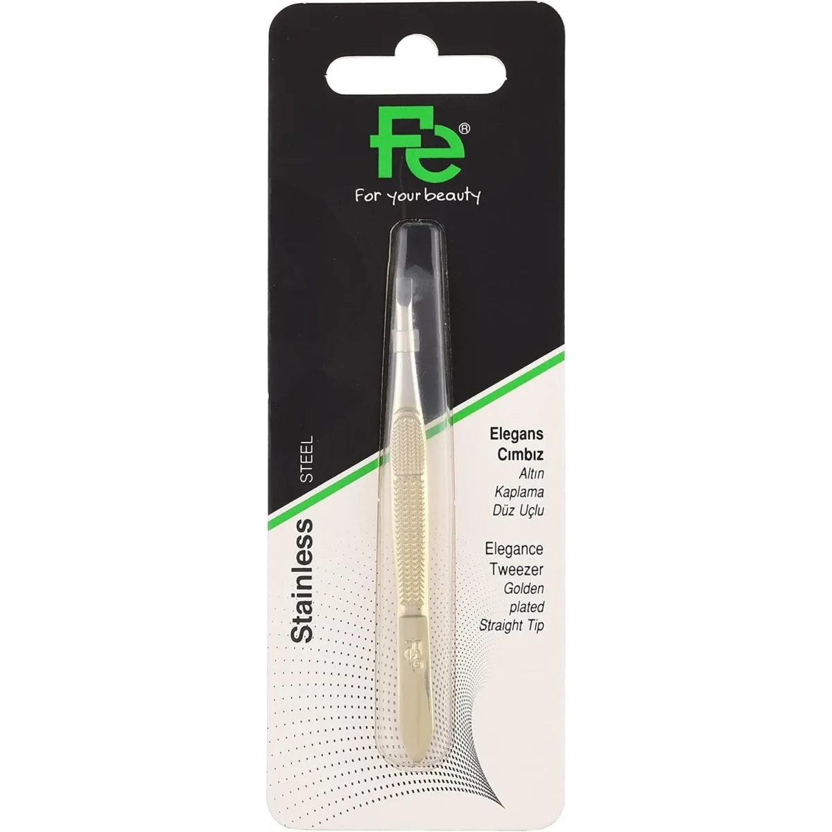 Lomixa Health Care - fe elegance tweezers gold plated j8ot 01725875711