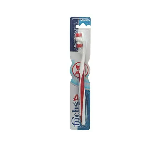فوكس | فرشاة اسنان ثنائية المستوى متوسط | 1 قطعة