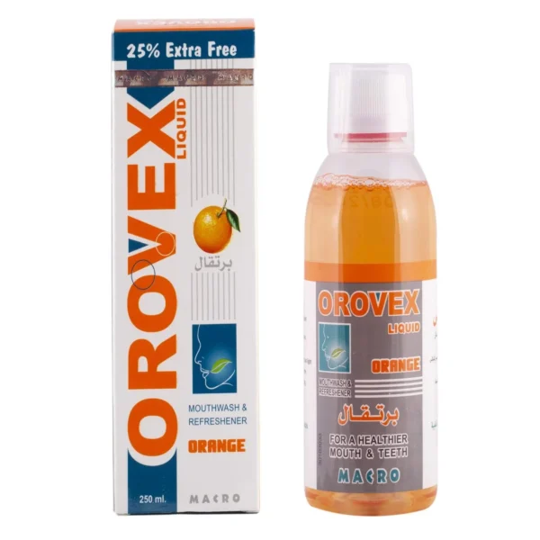 اوروفكس orovex مضمضة للفم بالبرتقال | 250 مل