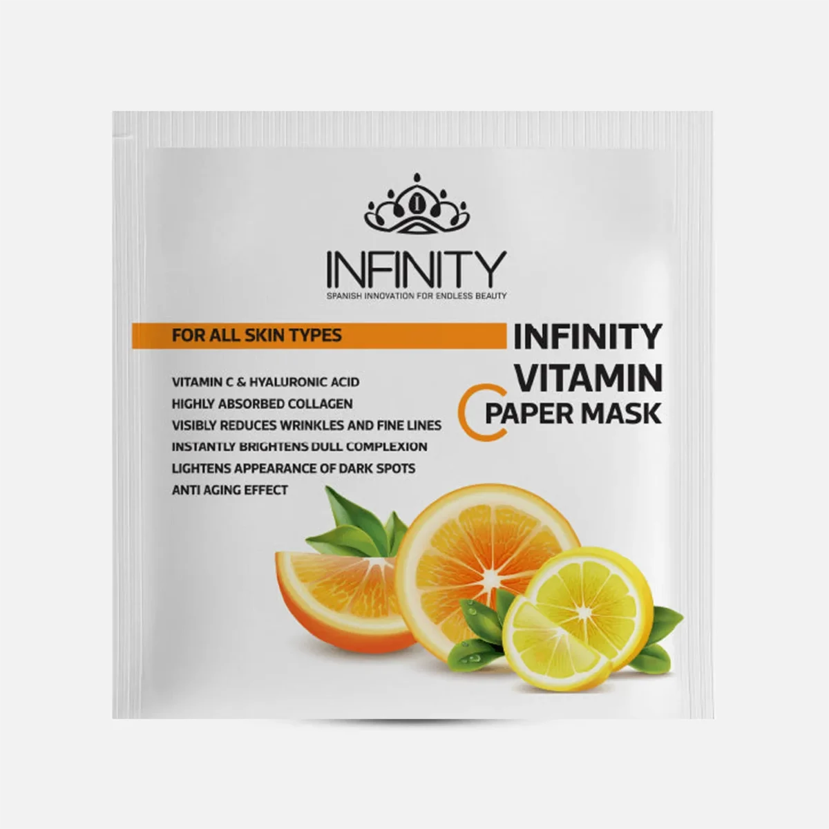 Lomixa Health Care - infinity vitamin c paper mask 20g r43e 01722610483