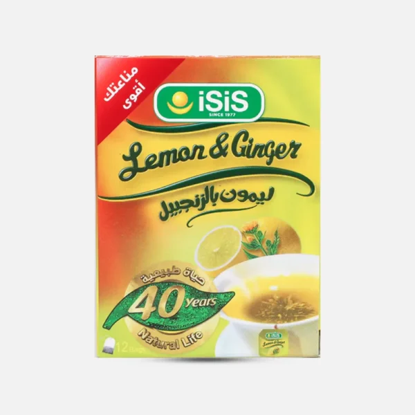 إيزيس | ليمون و زنجبيل | 12 باكت