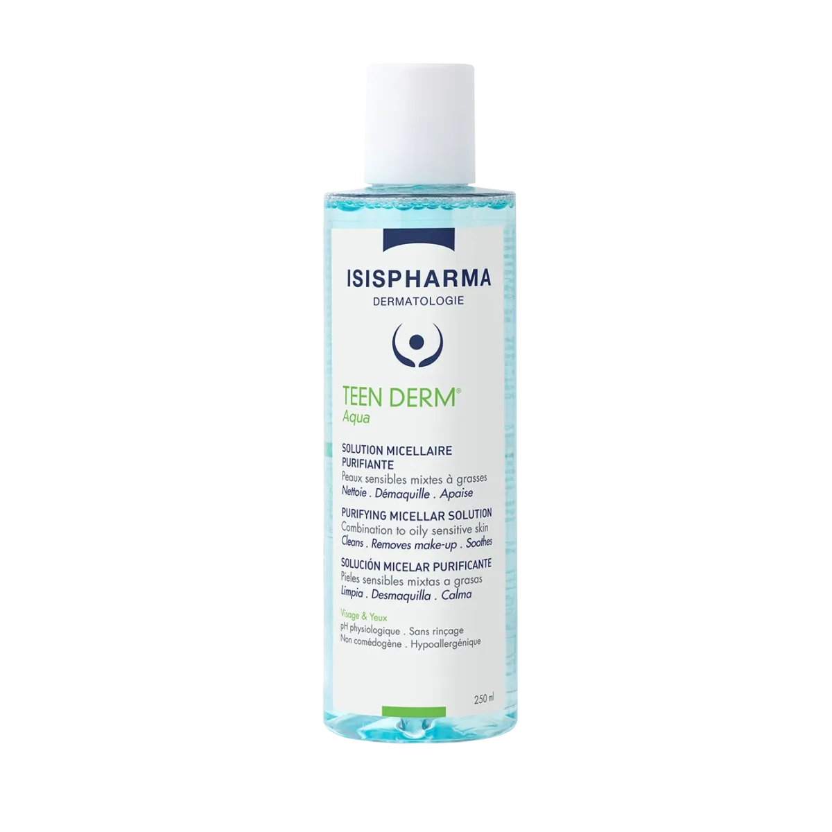 Lomixa Health Care - isispharma solution micellaire purifiante aqua peaux mixtes a grasses 250ml jlcu 01701282571