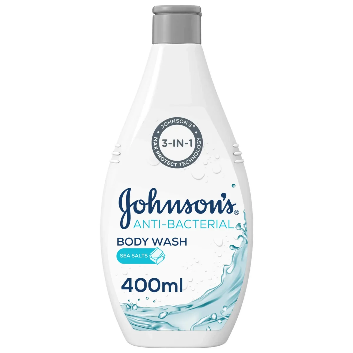 Lomixa Health Care - johnsons anti bacterial sea salt body wash 400ml bdr6 01662895829
