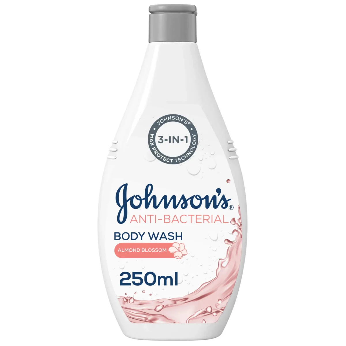 Lomixa Health Care - johnsons body wash anti bacterial almond blossom 250ml jdeo 01662888189