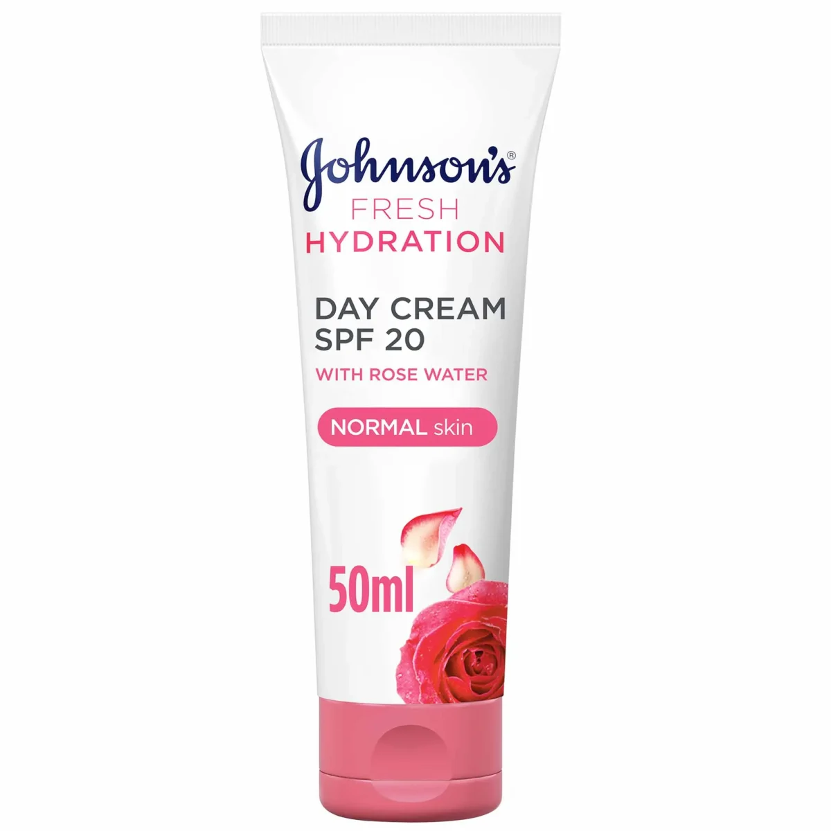 Lomixa Health Care - johnsons day cream rose water for all skin types with protection spf20 50ml 01663230136