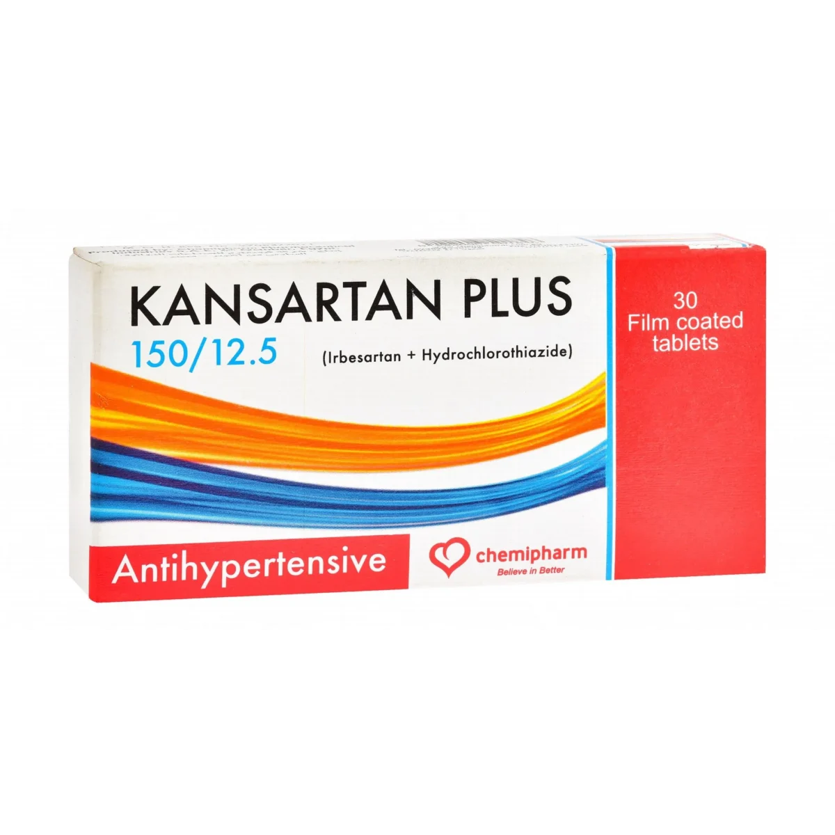 Lomixa Health Care - kansartan plus high blood pressure 150 12 5mg 30tab nlpl 01664796711