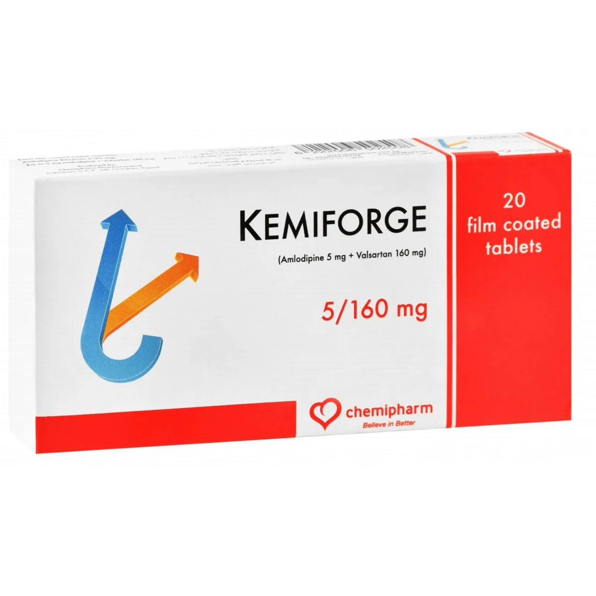 Lomixa Health Care - kemiforge 5160mg 20 film coated tablets zcqv 01730017935