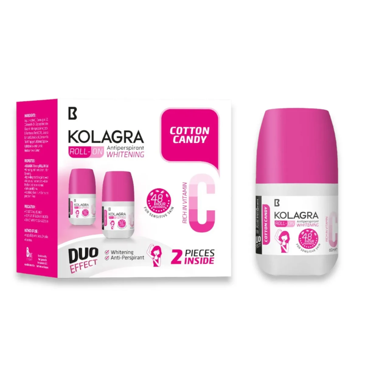 Lomixa Health Care - kolagra whitening roll on 21 cotton candy 60ml po8p 01700391590
