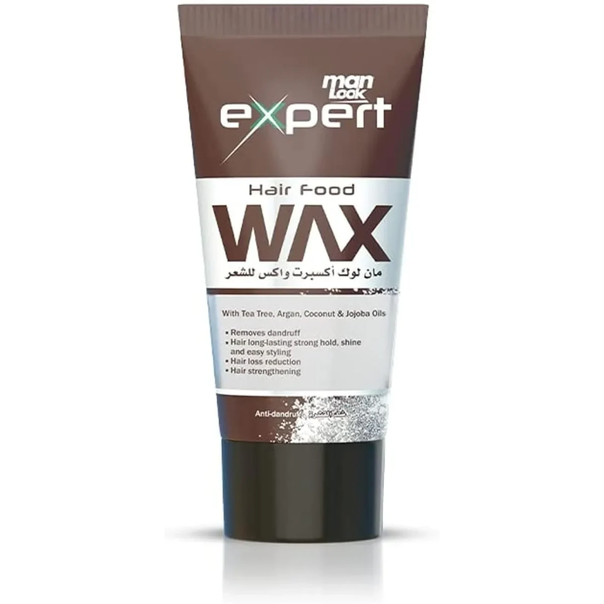 Lomixa Health Care - man look expert antidandruff hair food wax with tea tree argan coconut jojoba oils strong holdihch 01732755807