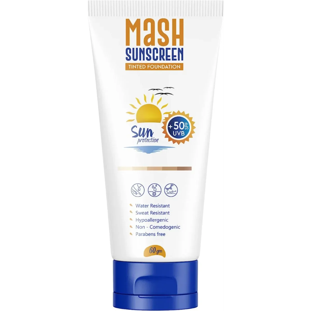 Lomixa Health Care - mash sunscreen daily moisturizing cream spf 50 60ml xpfz 01687283736