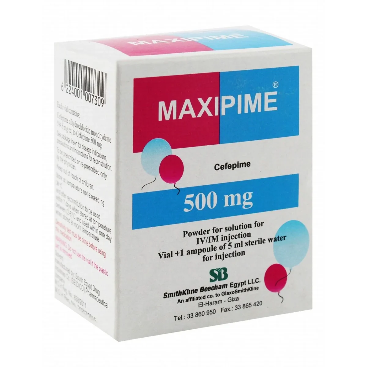 Lomixa Health Care - maxipime antibiotic 05g 1vial r59g 01670850404
