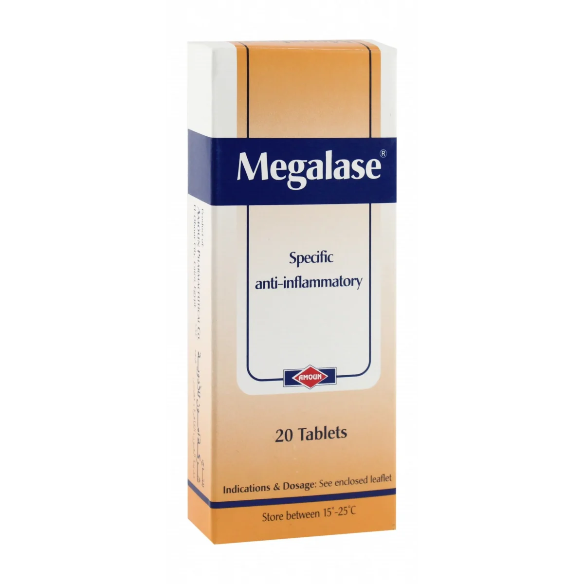 Lomixa Health Care - megalase anti inflammatory 3000units 20tab 3mj1 01673260678