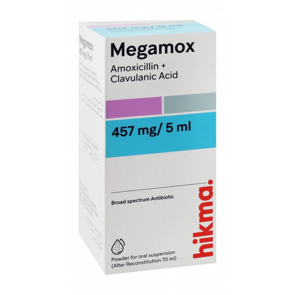 Lomixa Health Care - megamox antibiotic 457mg 70ml susp yrdw 01670845762