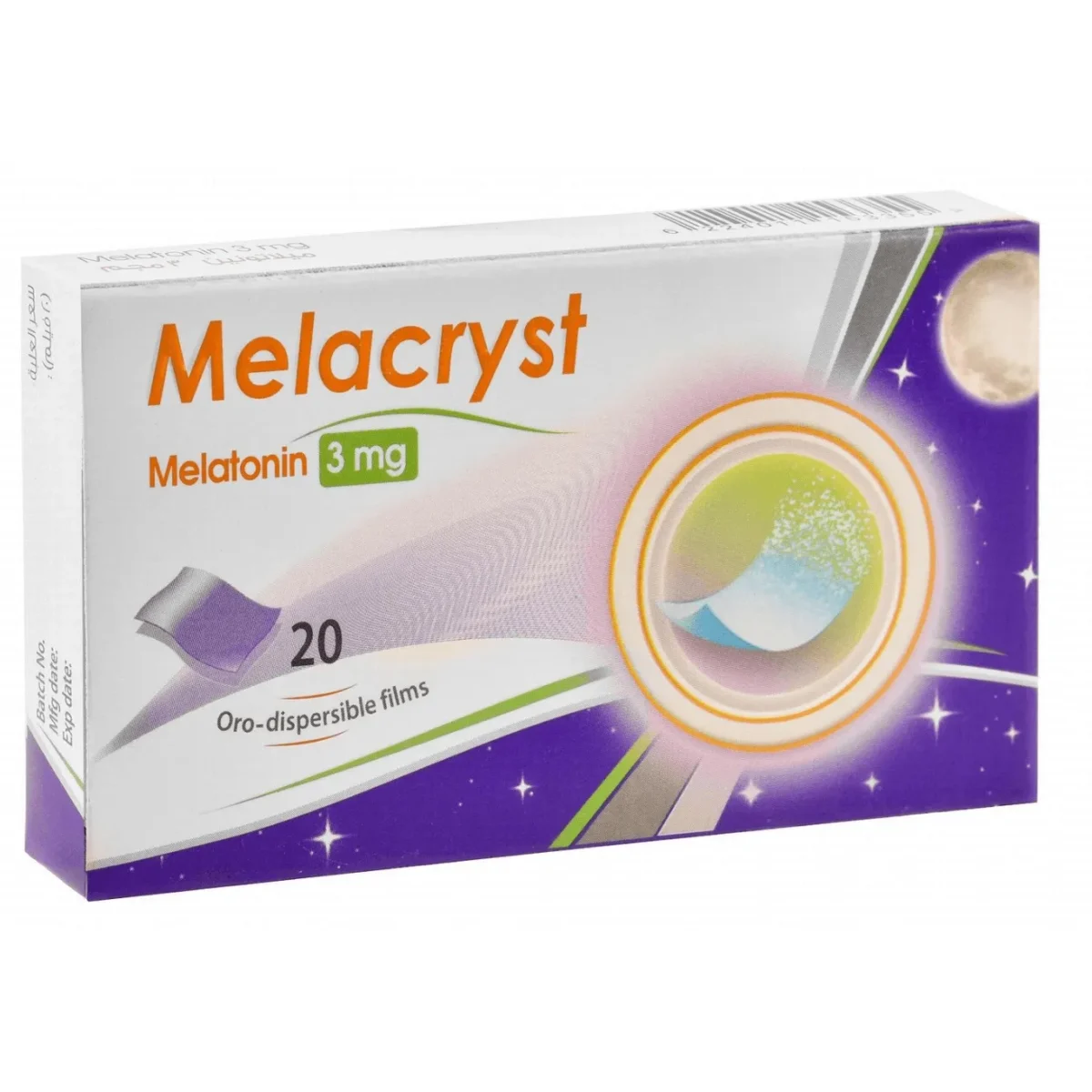 Lomixa Health Care - melacryst 15 mg 20 orodispersable films rl4d 01730198741
