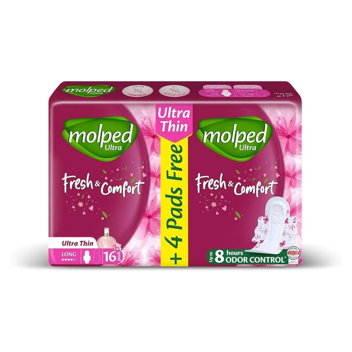 Lomixa Health Care - molped ultra fresh comfort pads long 16 pads 3vze 01709902464