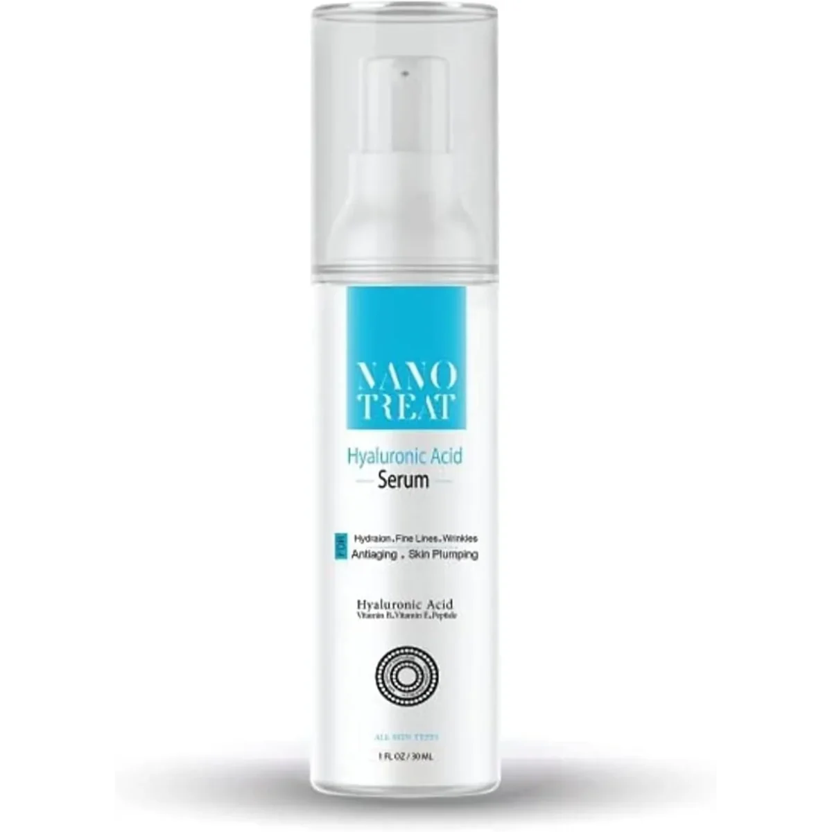 Lomixa Health Care - nano treat serum with hyaluronic acid for all skin types for both sexes 30ml qves 01720524449