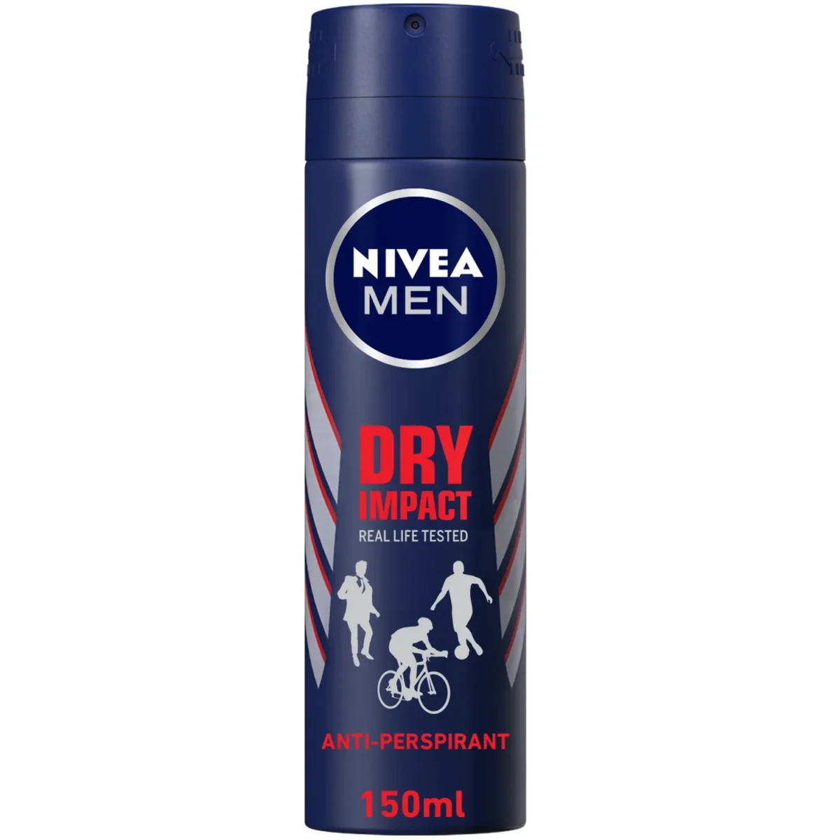 Lomixa Health Care - nivea dry impact deodorant spray for men 150ml 01655219170
