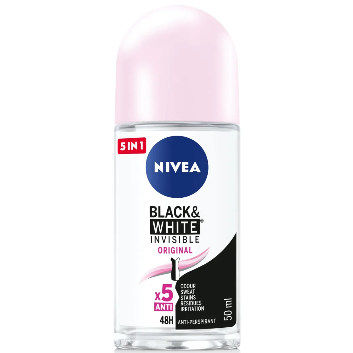 Lomixa Health Care - nivea invisable black white roll on original for women 50ml 01668077513