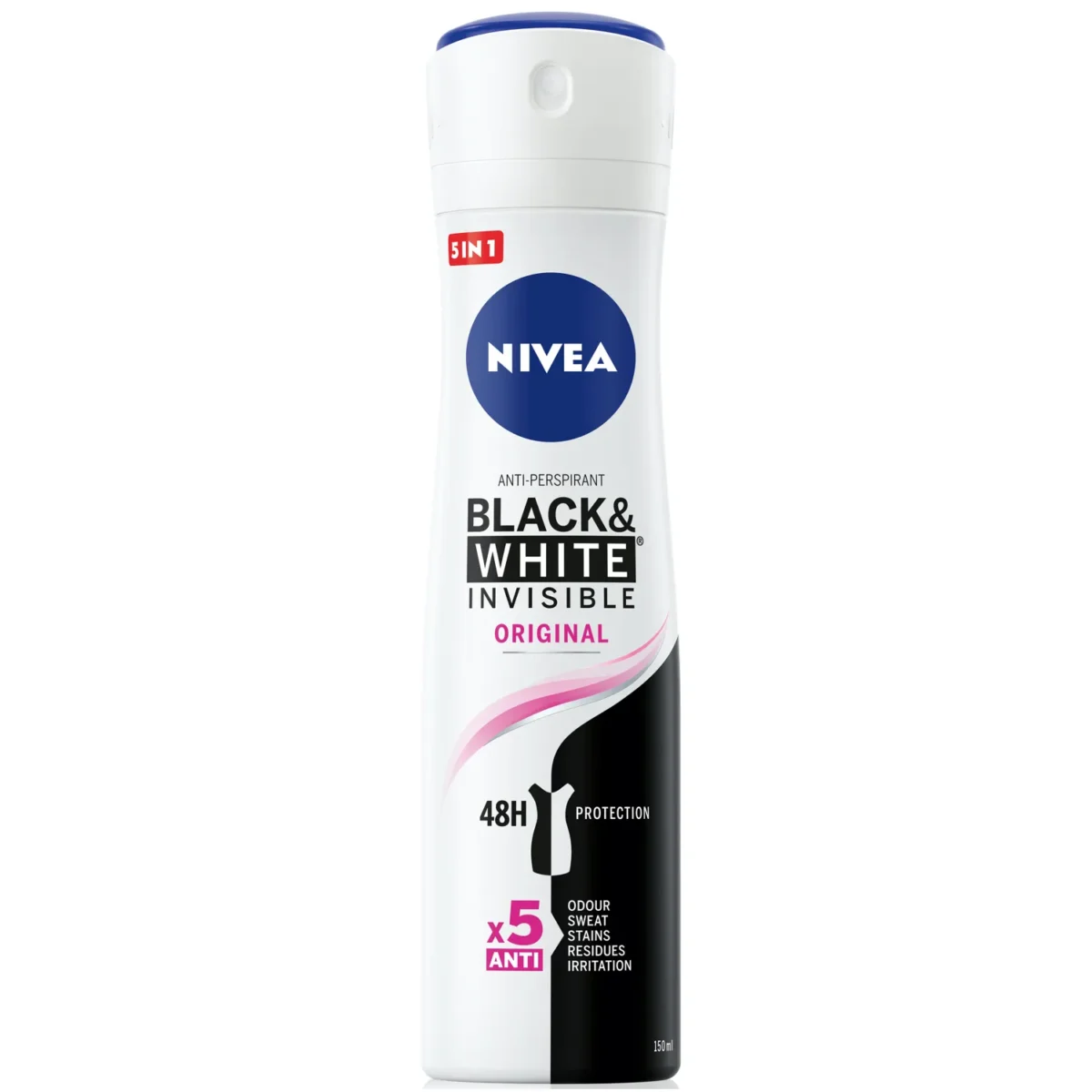 Lomixa Health Care - nivea invisable black white spray for women 150ml 01668078134