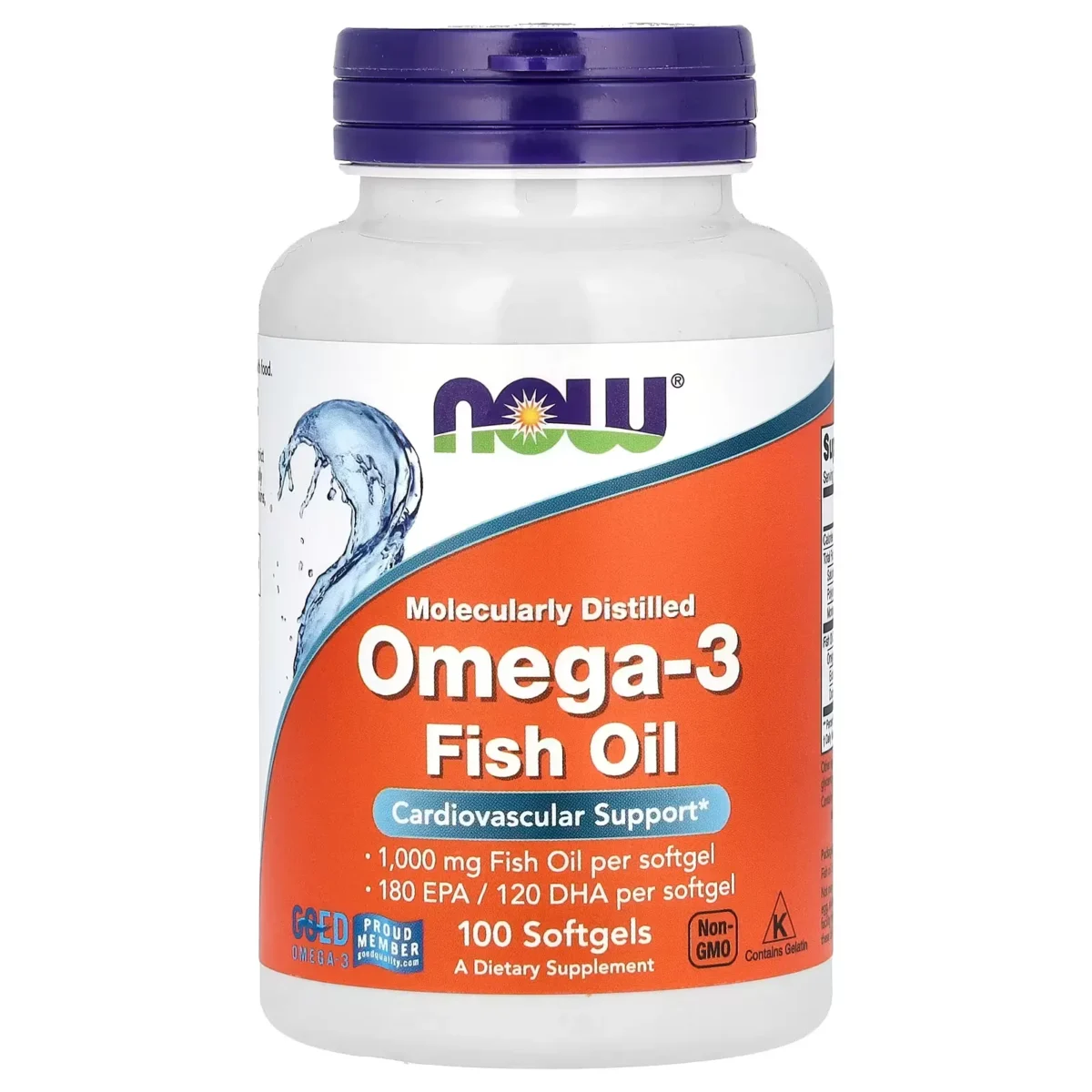 Lomixa Health Care - now omega 3 1000 mg 100 softgels 8o4p 01729511224
