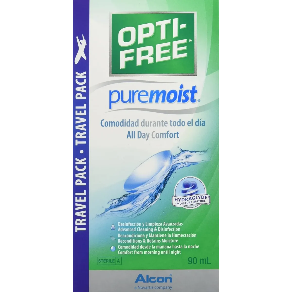 Lomixa Health Care - opti free pure moist contact lens solution 90 ml copm 01721574439